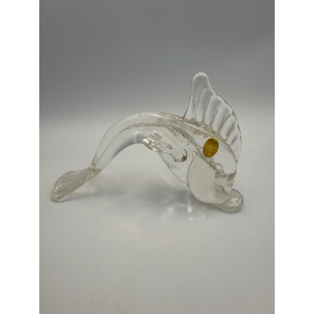 Vintage Italian Art Glass Fish Figurine SI-AN Cristallerie Made in Italy 1960–70 - Picture 2 of 5